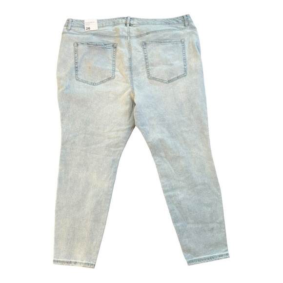 LANE BRYANT Signature Fit High Rise Skinny Jeans Light Wash Size 26 NEW - Picture 4 of 9